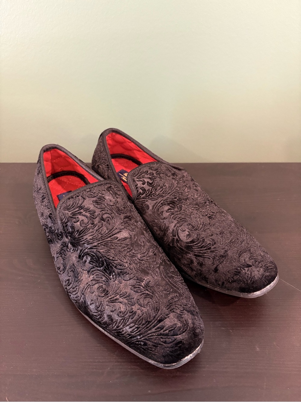 La Milano Men’s Velvet Smoking Shoes